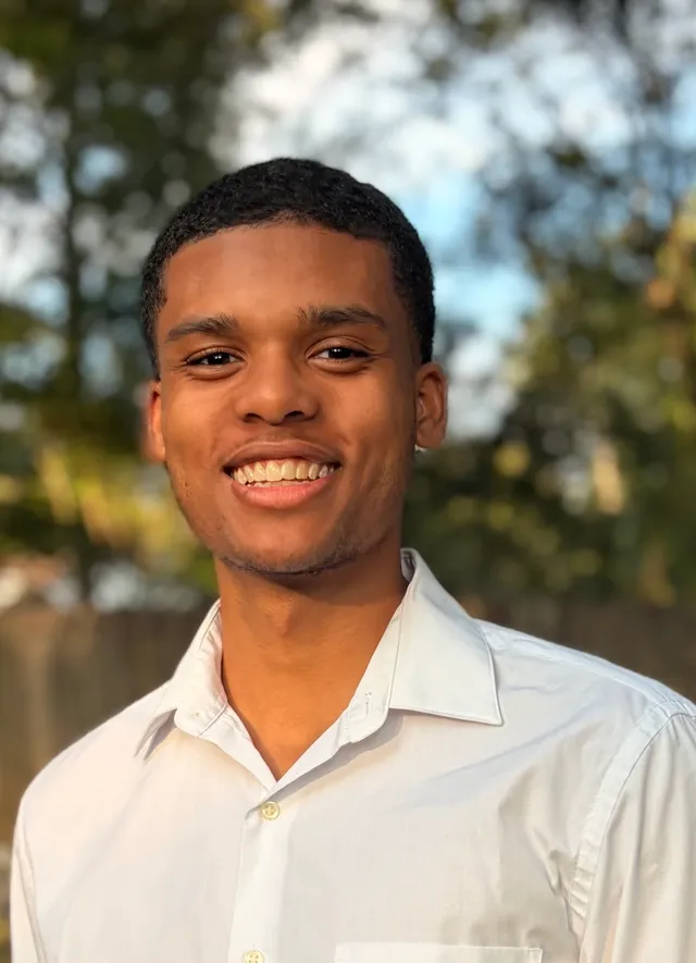 Khari Franklin smiling outdoors